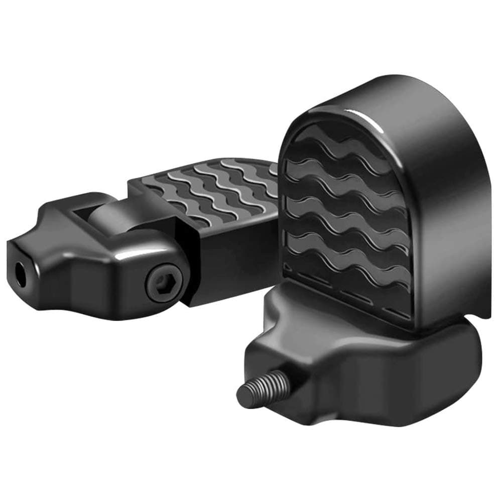 2 Pieces Bike Foot Pegs, Bike Rear Pedals, Anti-Slip Rear Feet Pedals, BMX Pegs, Universal Aluminum Alloy Folding Bike Foot Pegs Bike Accessories with Installation Tool for Mountain Bike