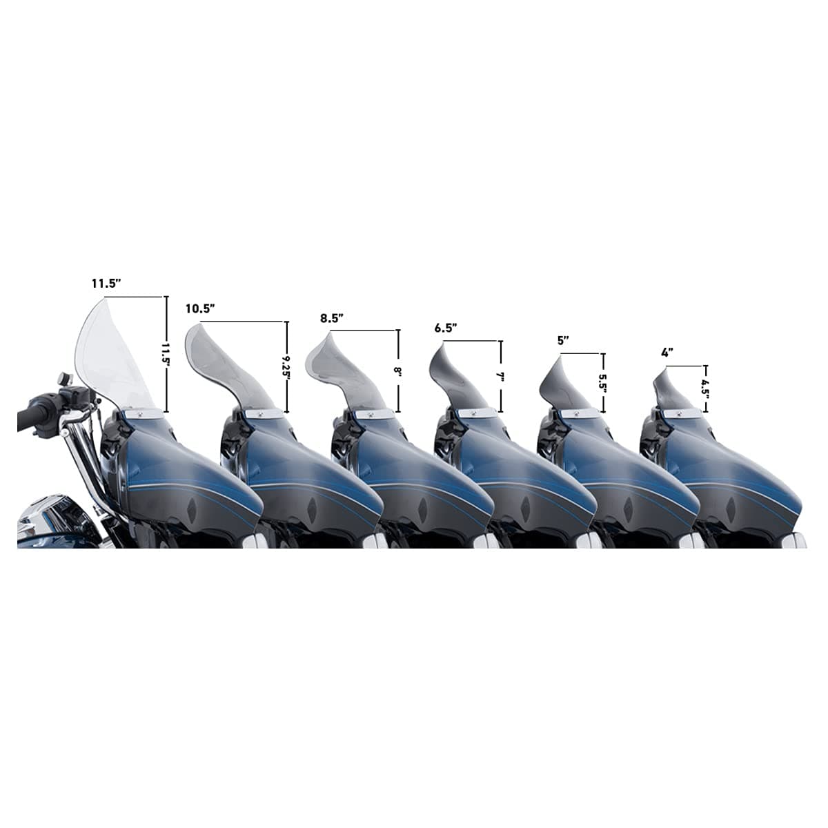 Klock Werks Flare For 2014-2023 FLH (Super Low 4" Black)