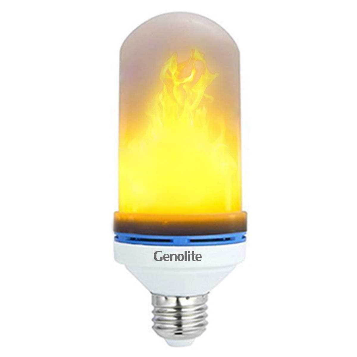 LED Flame Effect Light Bulb E26 Candles Flicker Effect for Festival Celebration Decorative and Gallery Garden Simulated Lamps Effect 2835 LEDs Flame Bulb