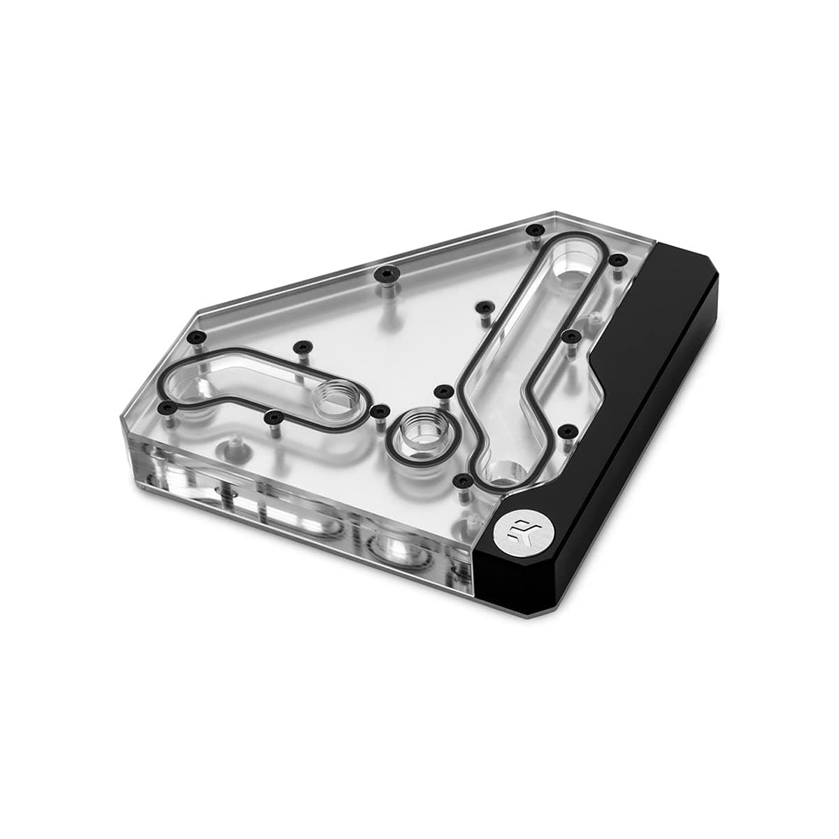 EKWB EK-Quantum Momentum VRM Bridge ROG Crosshair VIII Formula, D-RGB, Plexi