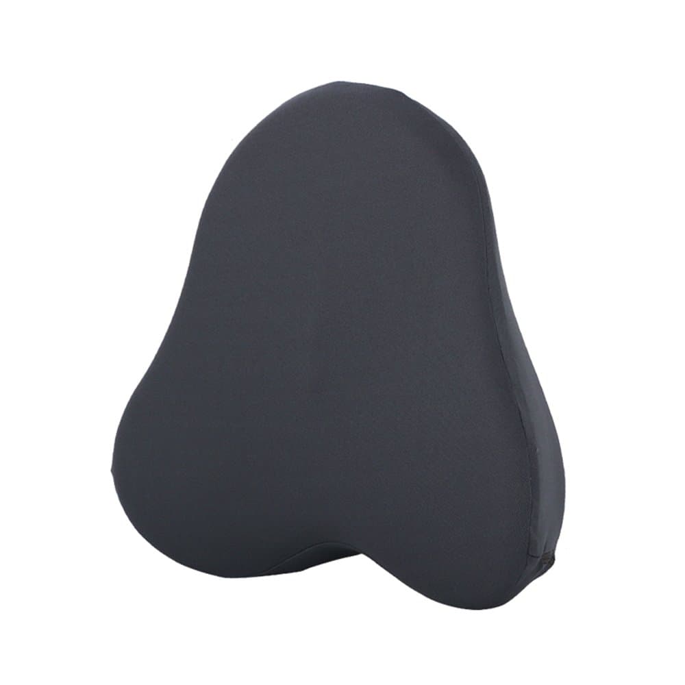 LOCEN Memory Foam Lumbar Support Cushion,Posture Therapy Back Support Pillow for Car Travel Office Home- Relieve Lower Back,Disc Pain(Darkgray)