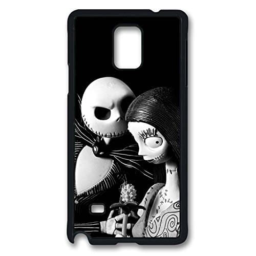 Note 4 Case, Galaxy Note 4 Case, Personalized Hard PC Black Shock absorbing Protective Case Cover for Samsung Galaxy Note 4 - The Nightmare Before Christmas