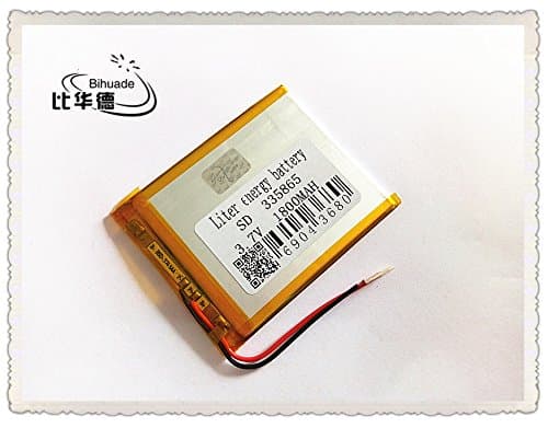 3.7V 1800mAh 335865 Lithium Polymer Li-Po Rechargeable Battery for MP4 MP5 GPS PSP Mobile Video Game