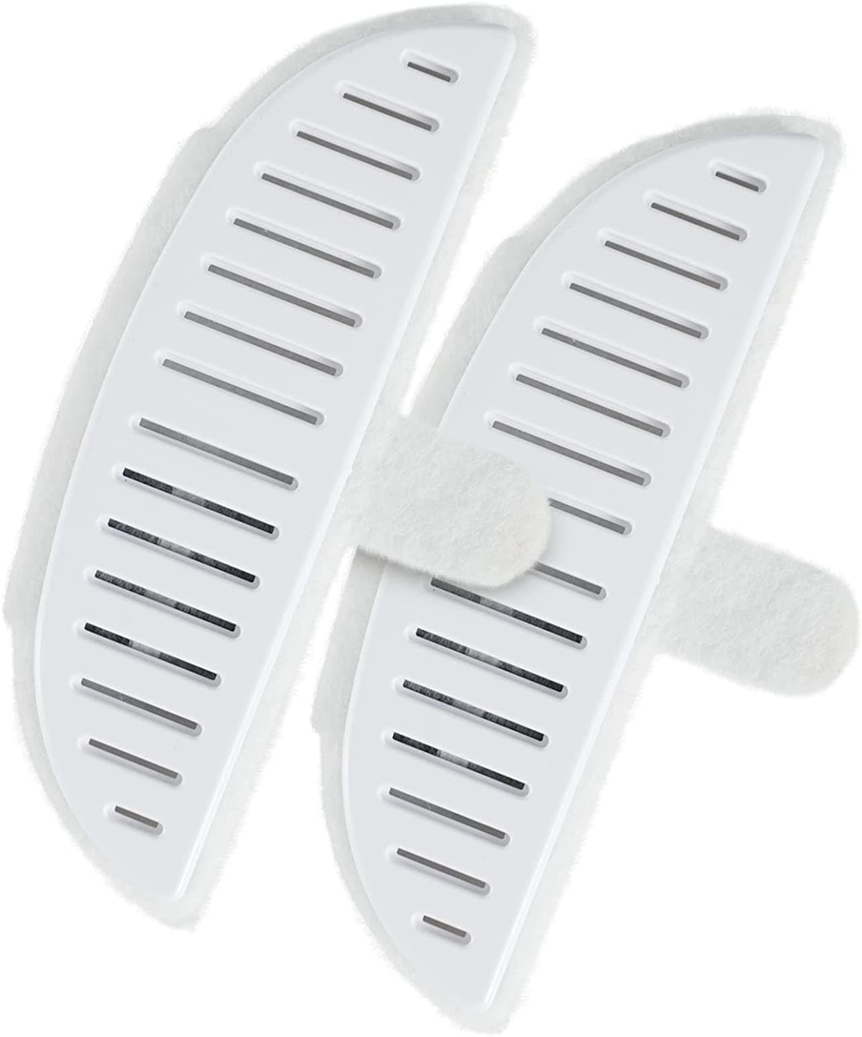 2pcs Pet Fountain Replacement Filters for Wireless Cat Fountains 74oz/2.2L Automatic Water Dispenser