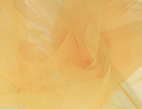 Nova Dress NetGold Tulle Netting Dress Fabric 150cm Wide