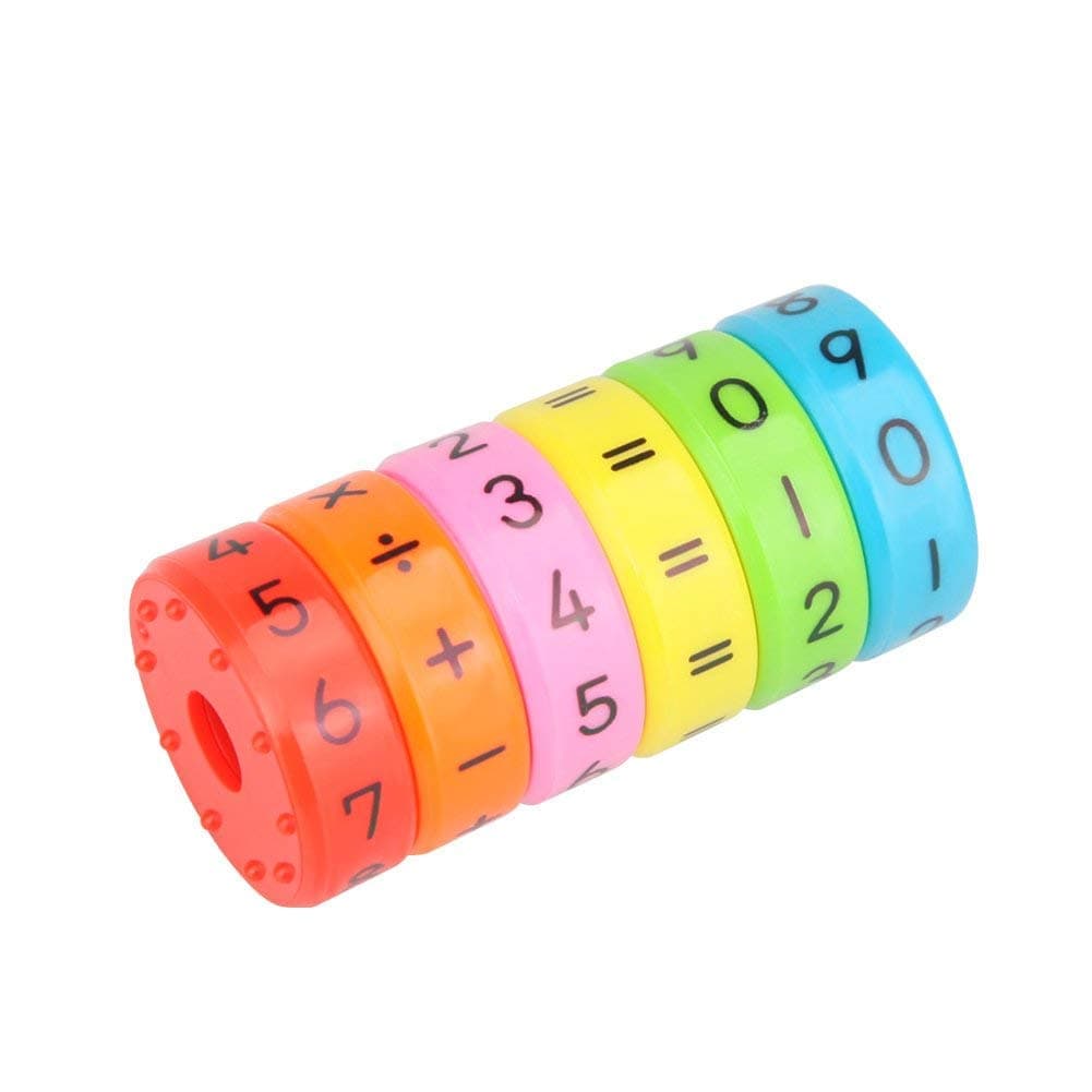 – Magnetic Arithmetic Learning Toys Math Games Math Resources Children Number Games Number Blocks Magnet Toys for Kids Children Gifts