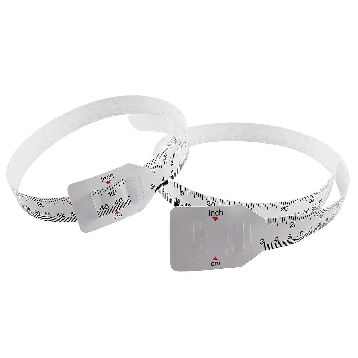 Head Circumference Measuring Tape 2PCS 24x0.79Inch/60x2cm White Baby Head Circumference Measuring Rulers