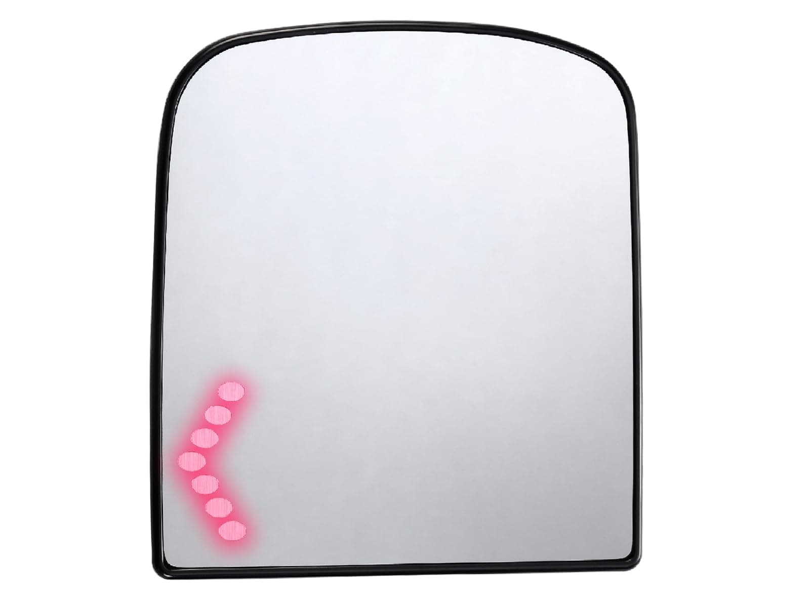 APA Replacement for Towing Mirror Glass Upper Part Heated with Signal Light 2007-2014 GM Pickup Van Silverado Sierra Driver Left Side GM1324143