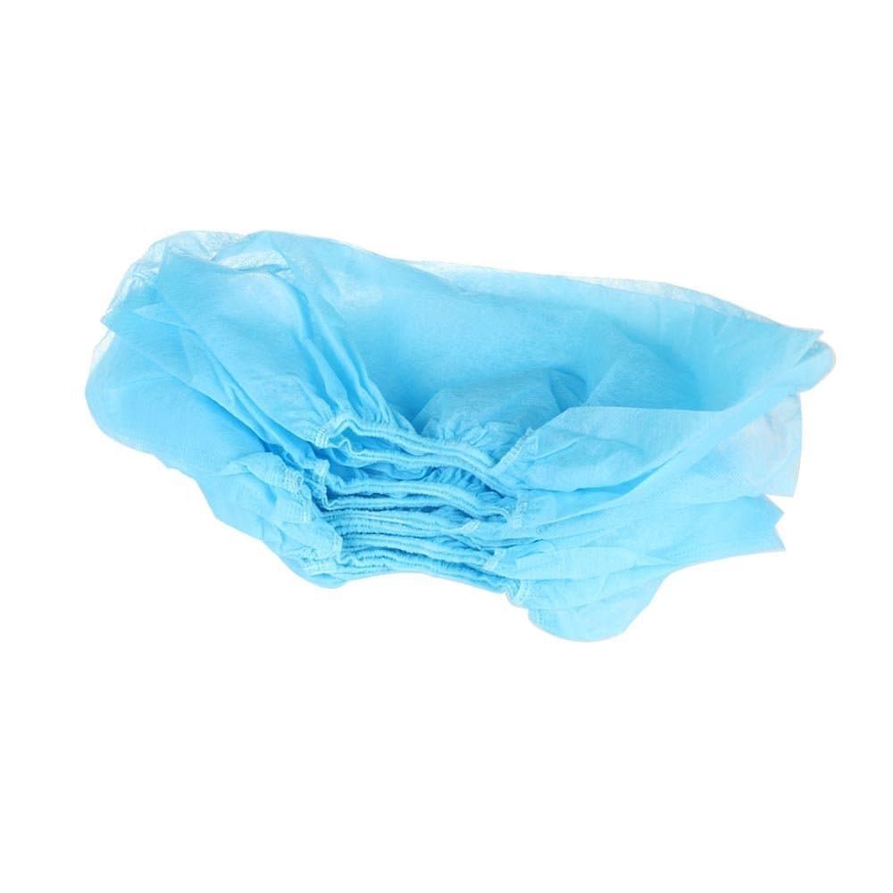 Anti Skid Disposable Non-Slip Home/Lab Safety Disposable PPSB Shoe Cover - up to Size XL Blue 50 Pairs