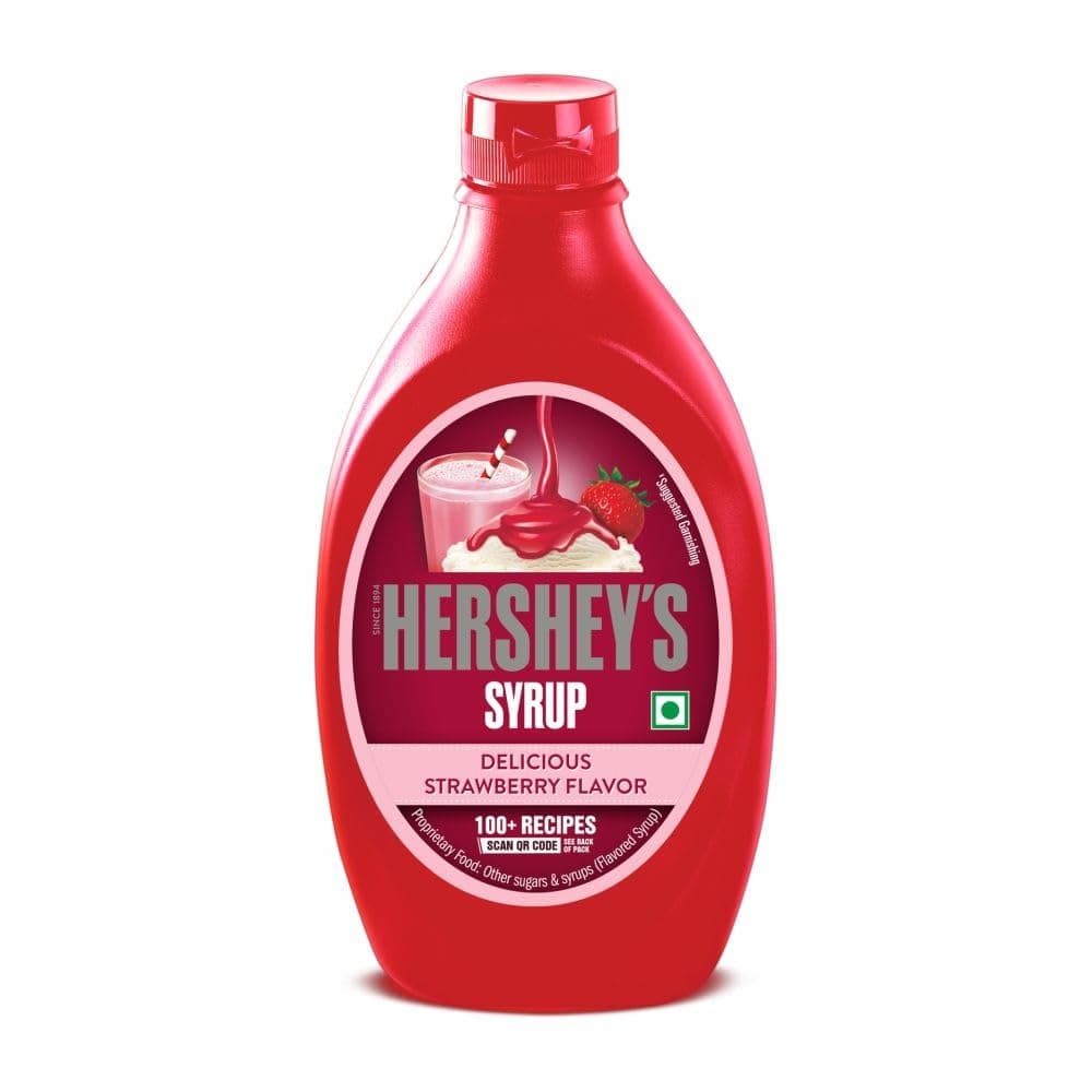 Strawberry Flavored Syrup | Delicious Strawberry Flavor | 600 G Bottle, Liquid