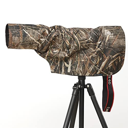 XS Size Rain Cover for Canon RF 100-500mm F/4.5-7.1 L is USM, for Sigma 150-600mm F5-6.3 DG OS HSM Contemporary, for Sony FE 100-400mm f4.5-5.6 GM etc.-#Thicker Grass Waterproof