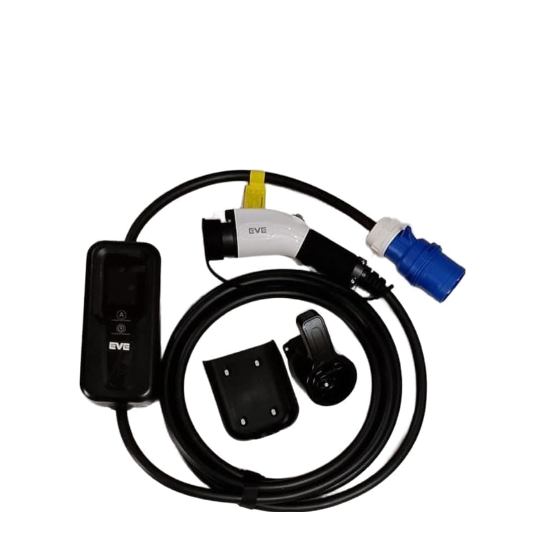 7kW GB/T Portable EV Charger, Adjustable 8A-32A, Smart Wi-Fi App, LCD, IP65 Weatherproof – Fast Home & Travel Charger for Chinese EVs: VW ID.4, BYD, NIO, XPeng