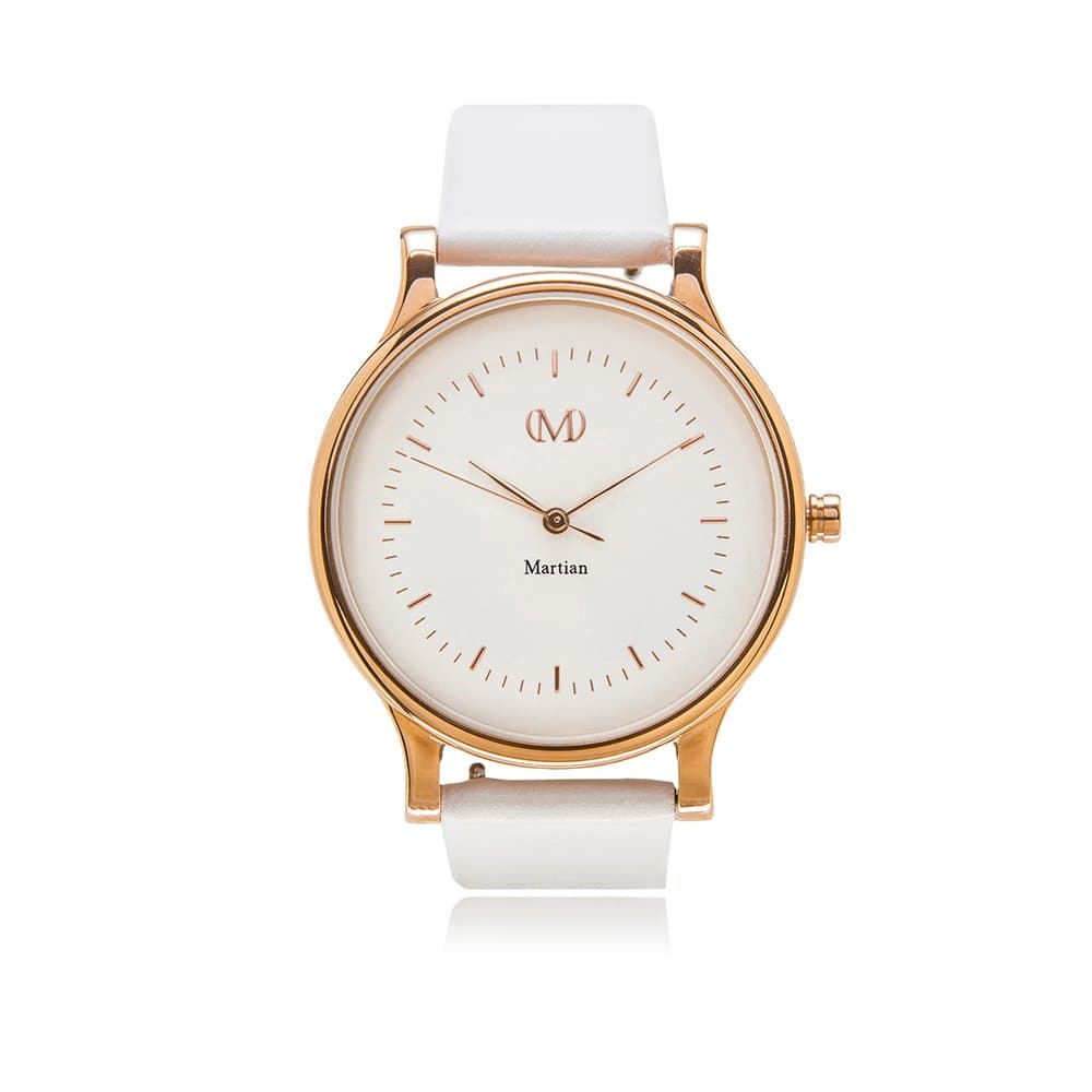 Martian mVip Kindred Analog Smartwatch with VIP Notifications and Fitness for iOS and Android (MPS01CL015)