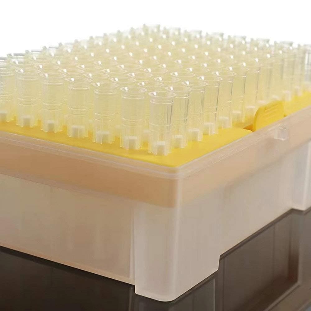 100ul Filtering Pipette Tips - Universal Filter Pipette Tips - Racked,RNase/DNase Free & Pyrogen Safe, Clear, 96 Tips/Rack Pk x 10 Racks(960 Tips)