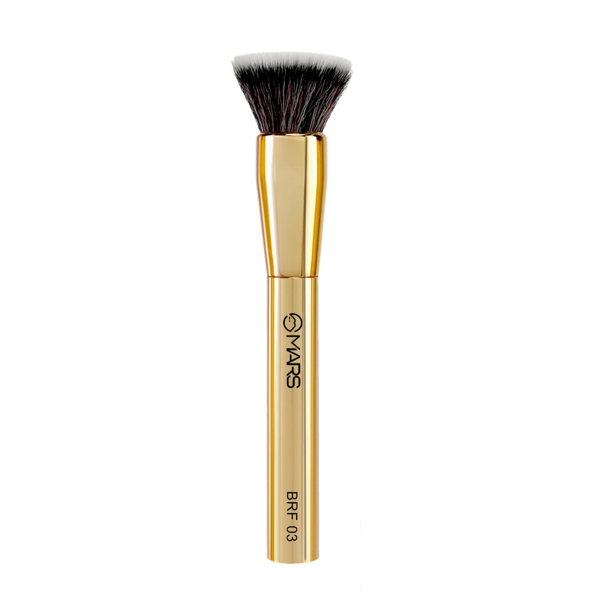 Artist's Arsenal Professional Foundation Flat make up Brush | Feather Soft Touch | Precise Synthetic Bristle | Luxe Packaging flat straight makeup brush (Golden)