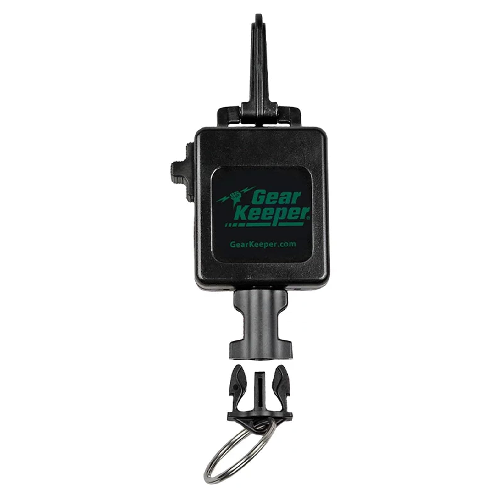 Hammerhead Industries Gear Keeper Net Retractors – Features Various Mounting Options With QC-II Split Ring Accessory – Ideal for Fly Fishing and Kayak Fishing - Made in USA