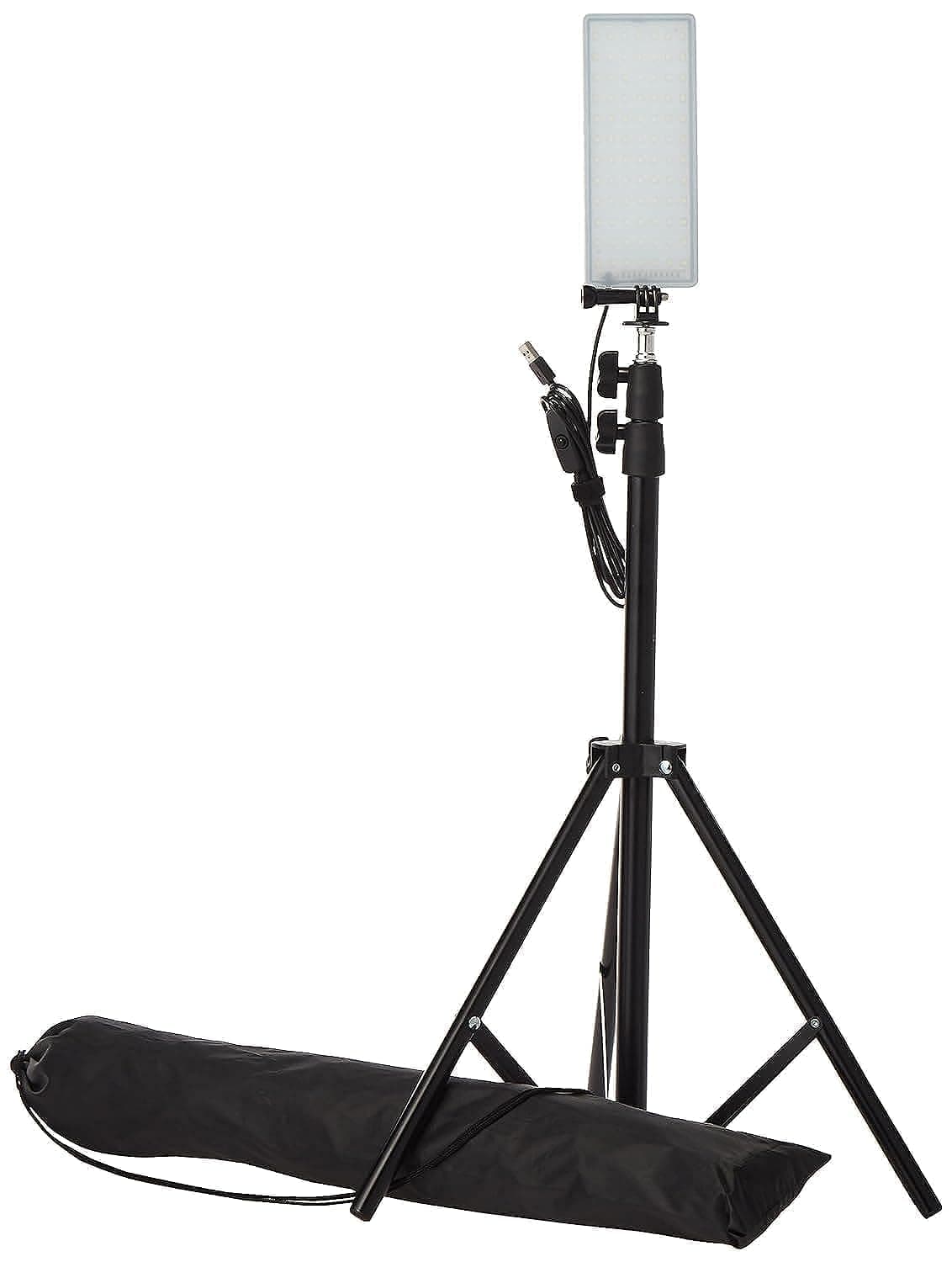 SUNM LED Fishing Light, Outdoor Lamp with Stand, Portable USB Charging, Long Lasting, Water Resistant Floor Lights for Garden, Patio, Camping, Tent, Bed Headboard Reading or Living Room