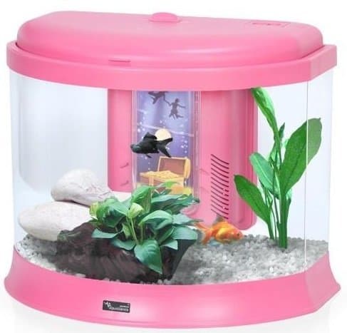 Aquatlantis Aquatresor Kids Fish Tank, 20 Litre, Pink