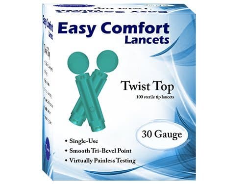 Easy Comfort Sterile Lancets - Box of 100
