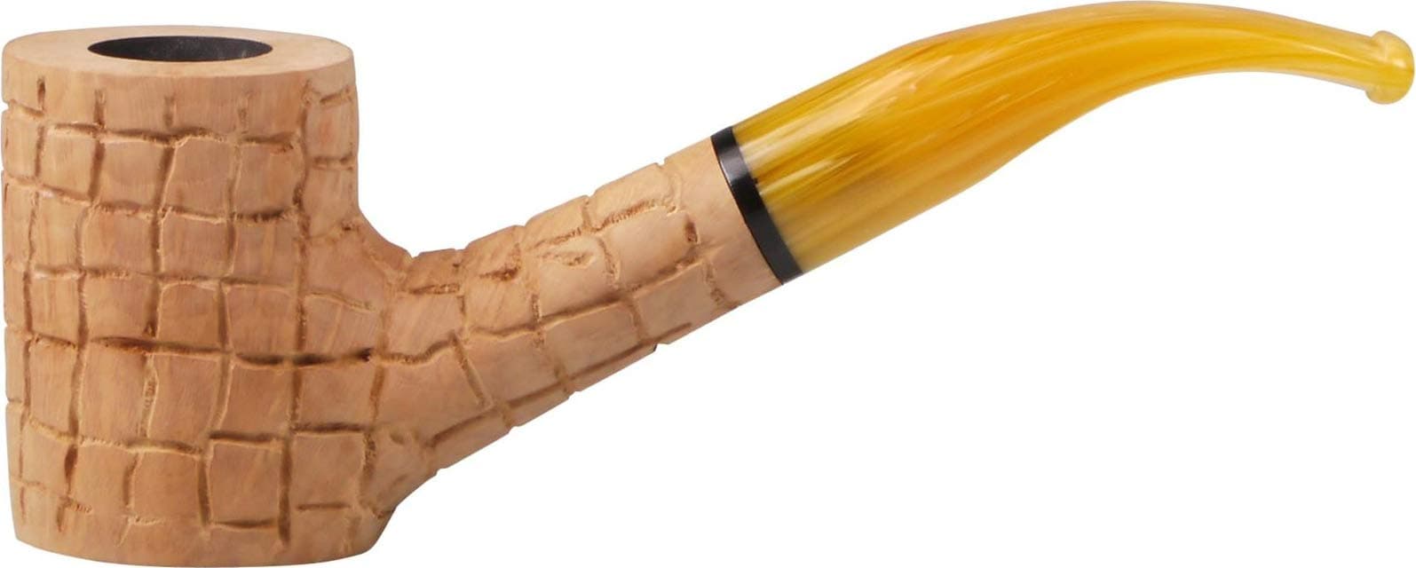 Passatore Sailor Pipe Natural/Rustic Curved + Firelighter