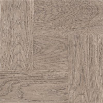 ARMSTRONG WORLD INDUSTRIES 25219 Grey Taupe Wood 1.65mm (0.065")/45 Sq. Ft. Per Case Peel N' Stick Tile, 12" x 12"