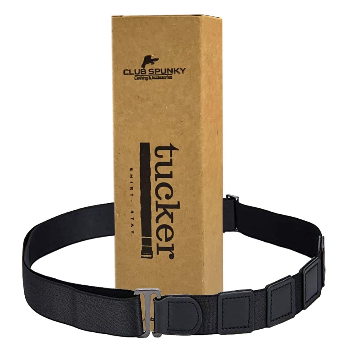 Unisex Shirt Tucker belt strap Maximum Strech (Size 28 to 46) - Black
