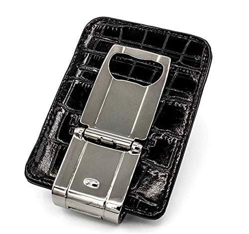 Money ClampPolished Gunmetal Munich II With Black RFID Wallet Clip 2510011980