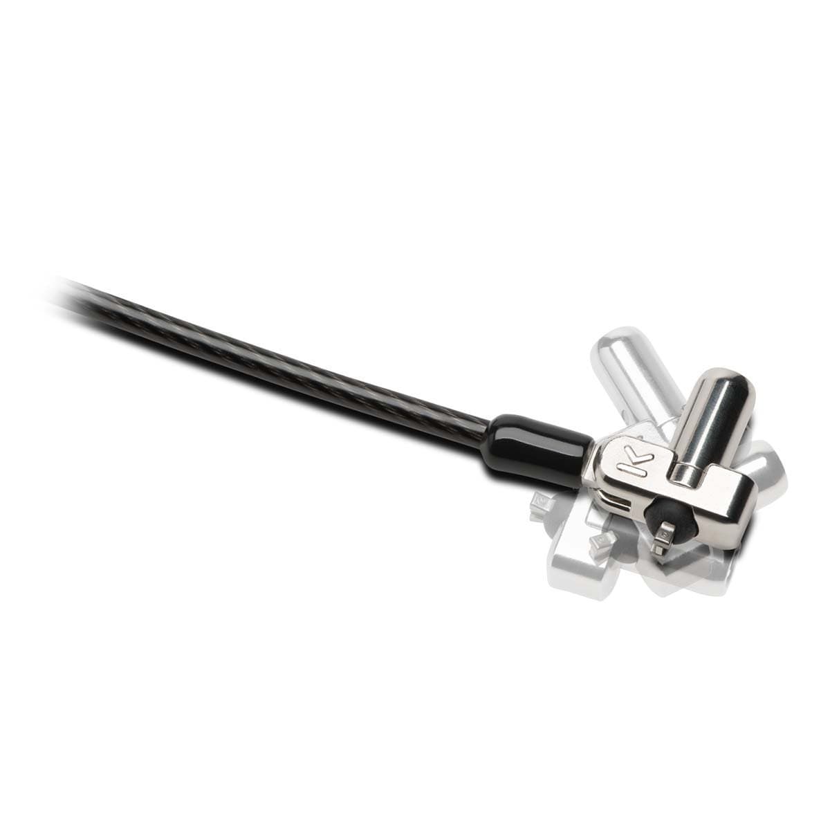 N17 Keyed Dual Head Laptop Lock for Dell Devices (K67995WW), Black, Silver