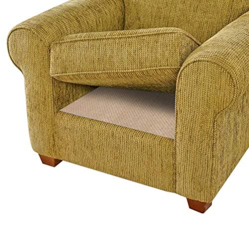 BLS Non-Slip Cushion Underlay Couch Underlay Pad, Keep Your Cushions Stay in The Place for Sofa or Outdoor Furniture, Upgraded Double Sided Anti-Slip Silicone + Felt in The Middle 24 x 24in(1 Pack)