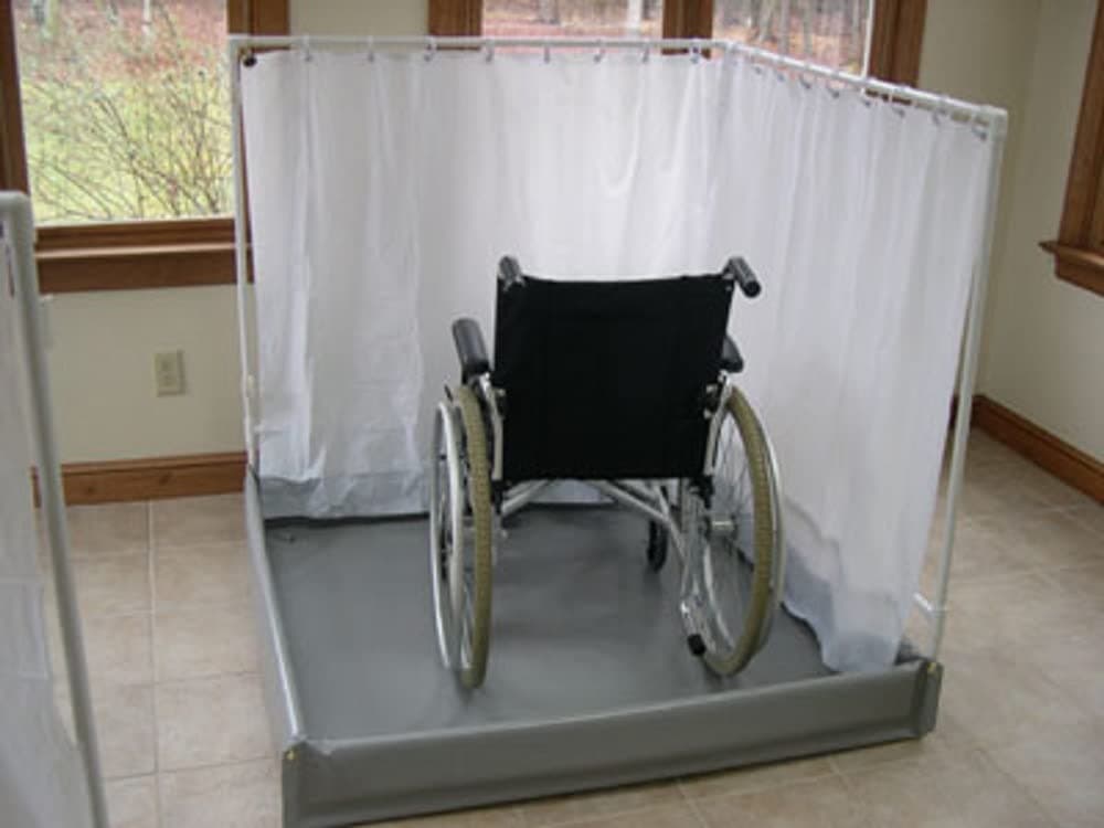 Wheelchair-Accessible Portable Shower Stall (Bariatrics Model) Hygiene Product