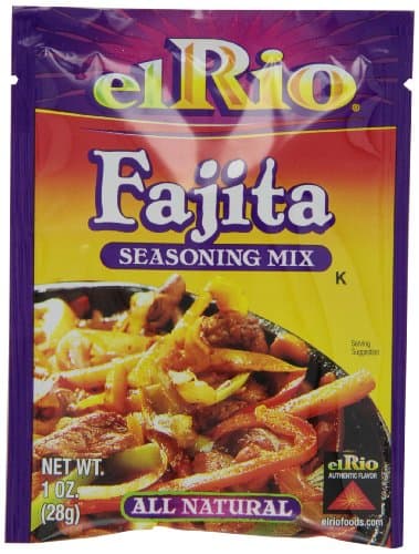 El Rio Fajita Seasoning Mix, 1-Ounce Packet (Pack of 20)
