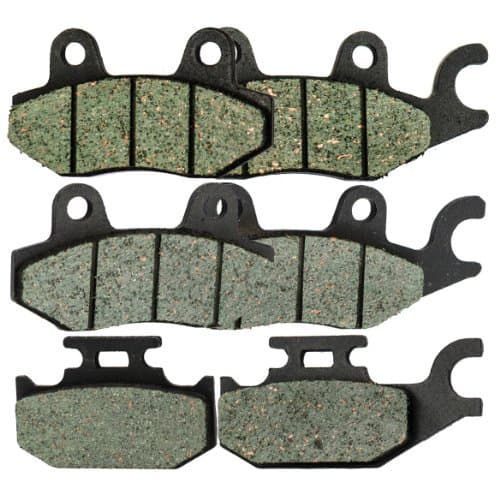 Foreverun Motor Front and Rear Brake Pads for Yamaha YXR 450 Rhino 2004-2009
