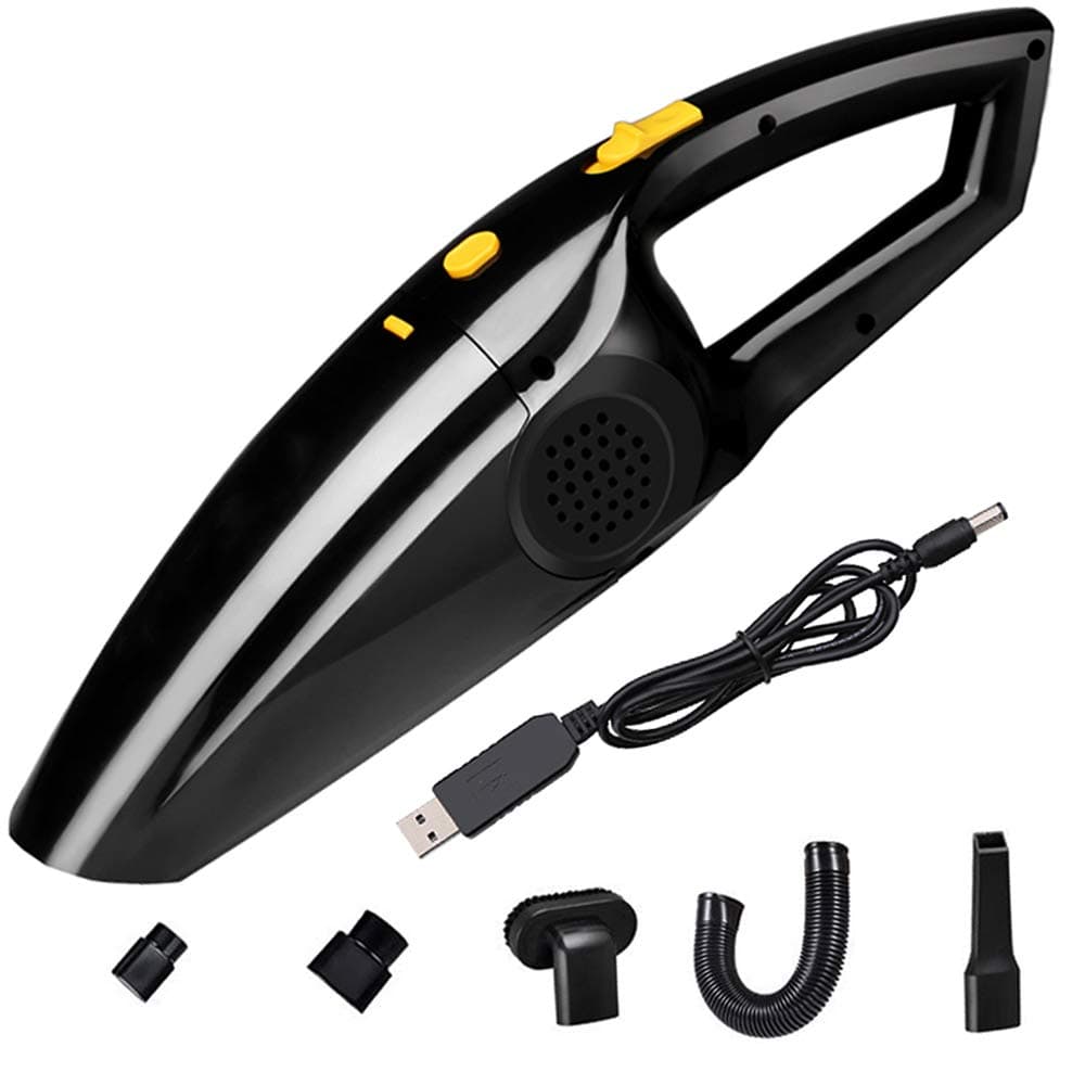 Handheld Vacuum, V-EWIGE Hand Vacuum Cordless with Powerful Cyclonic Suction,120W Rechargeable Handheld Vacuum (CZK-6617-B)