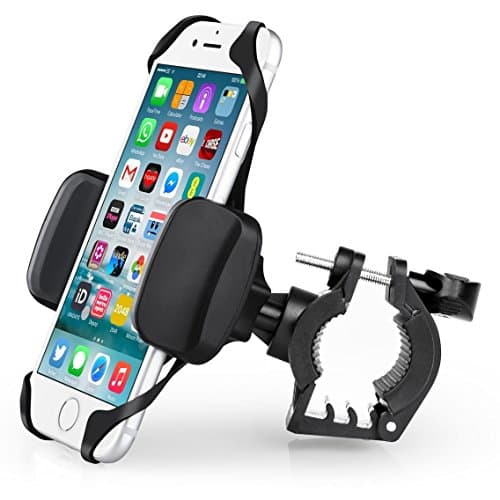 iForaa Universal Cell Phone Bicycle Motorcycle Handlebar Roll Ball Holder Cradle for iPhone 6/6S Plus/5S/5C/4S/SE, Samsung Galaxy S7/S6/S5/S4/S3 Edge, Note 2/3/4/5, Nexus, HTC, LG, GPS Device