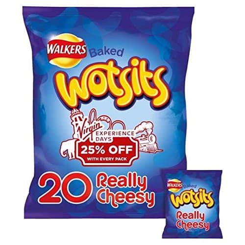 Walkers Wotsits Really Cheesy Snacks 16.5g x 20 per pack