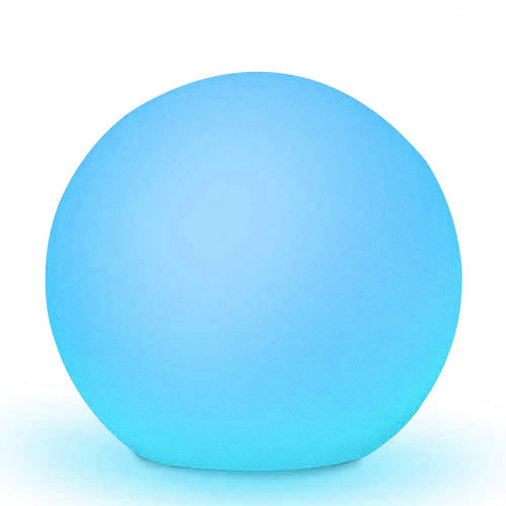 Obell 30CM LED Solar Ball Light 10 Colors Floating Pool Light Outdoor Waterproof Globe Light Garden Solar Lamp Post Light Pool Party (12 inch Solar Ball Light)