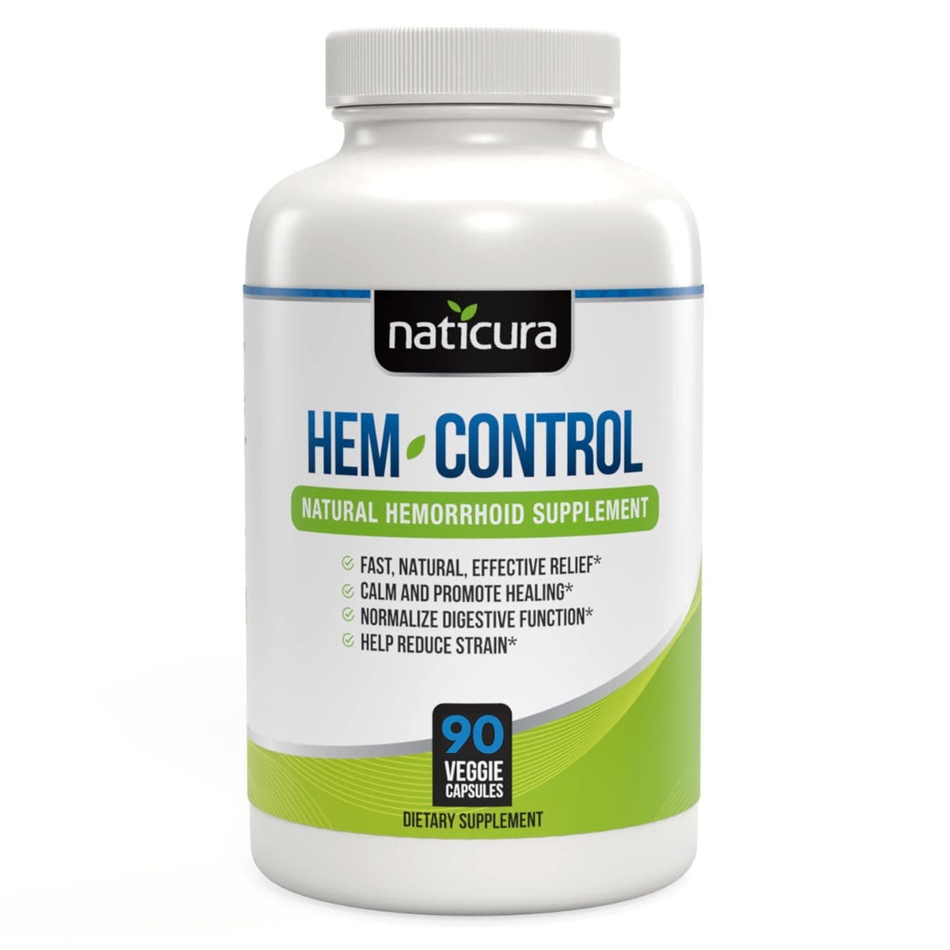 - Hem-Control - Fast Effective Hemorrhoid Treatment Supplement - Powerful Formula to Promote Symptom Relief, Shrinking of Hemorrhoids, Ease Discomfort - 90 Vegan Capsules - Made in USA
