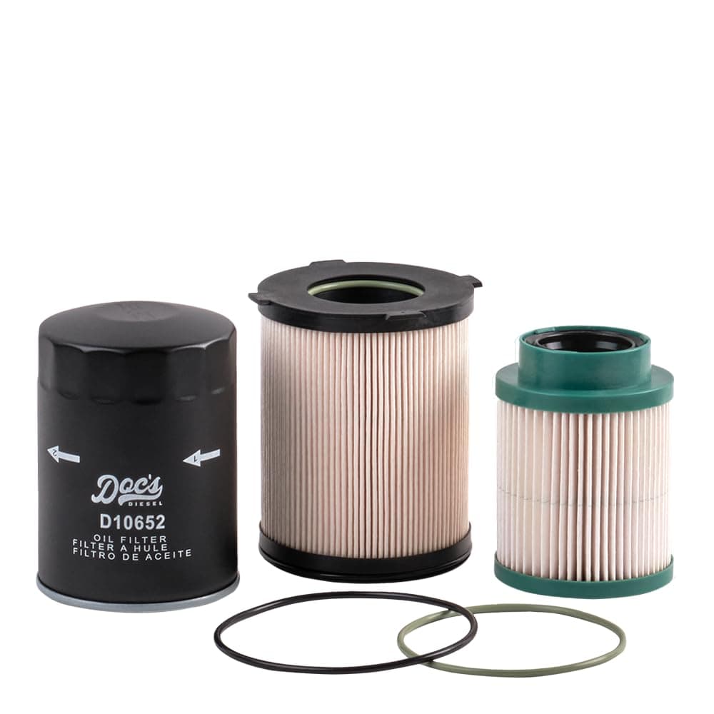 Doc's Diesel Filter Kit DGF41920+D10652 | Compatible with Nissan Titan XD 5.0L Cummins 2016-2019 | Replaces 1603-EZ40A, 16403-EZ41A, 15208-EX40A