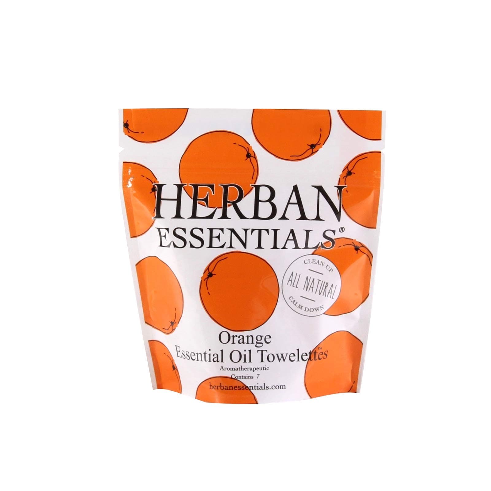 Herban Essentials Mini Towelettes (Orange)
