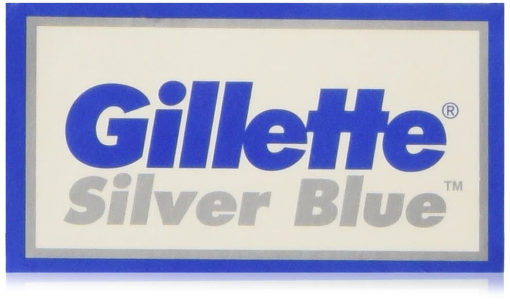 25 Silver Blue Double Edge Razor Blades Made in Russia by