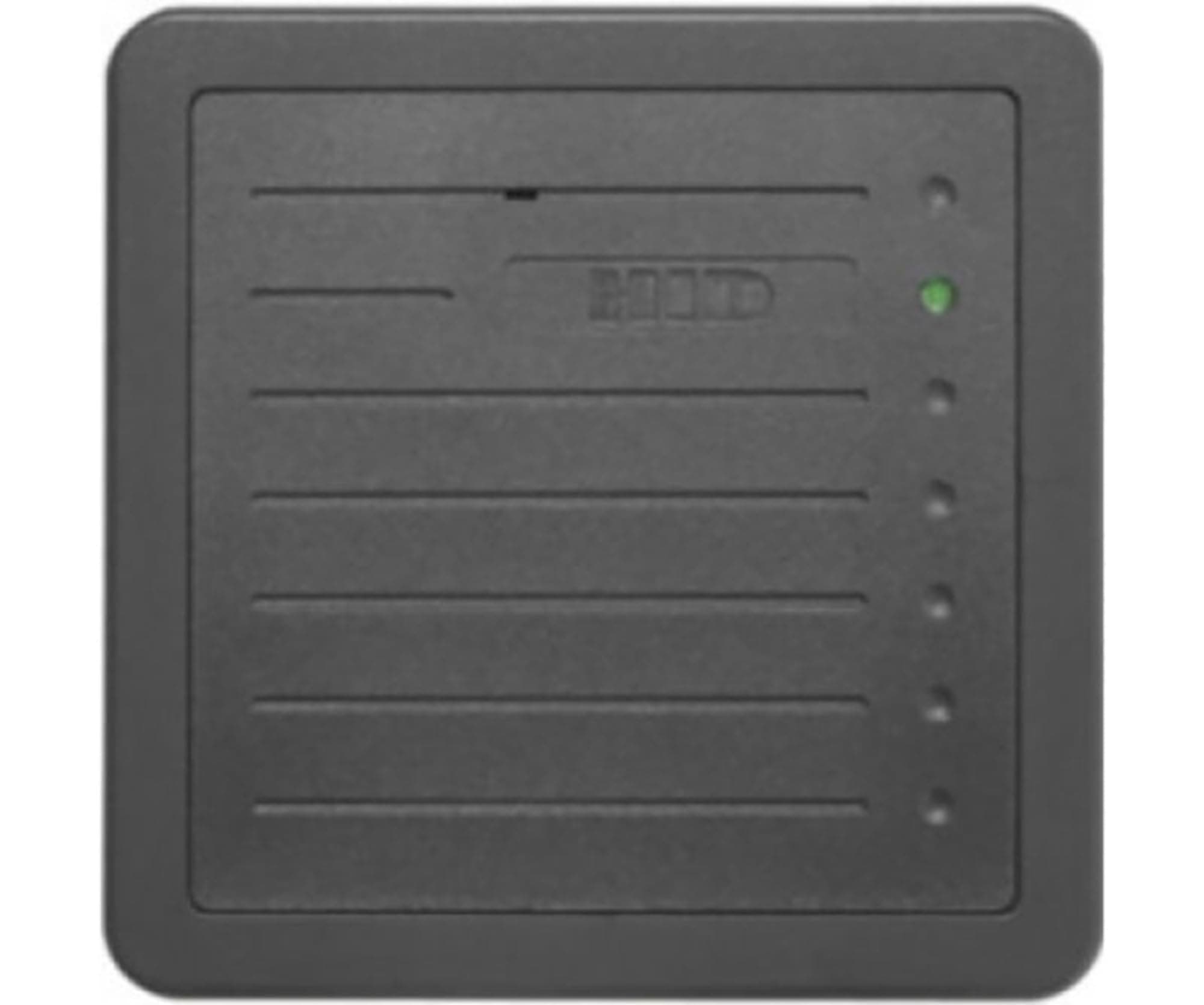 HID GLOBAL 5455BGN00 5X5 DLB GANG PROXIMITY READER GRAY WIEGAND OUTPUT & PIGTAIL 6-8IN by HID
