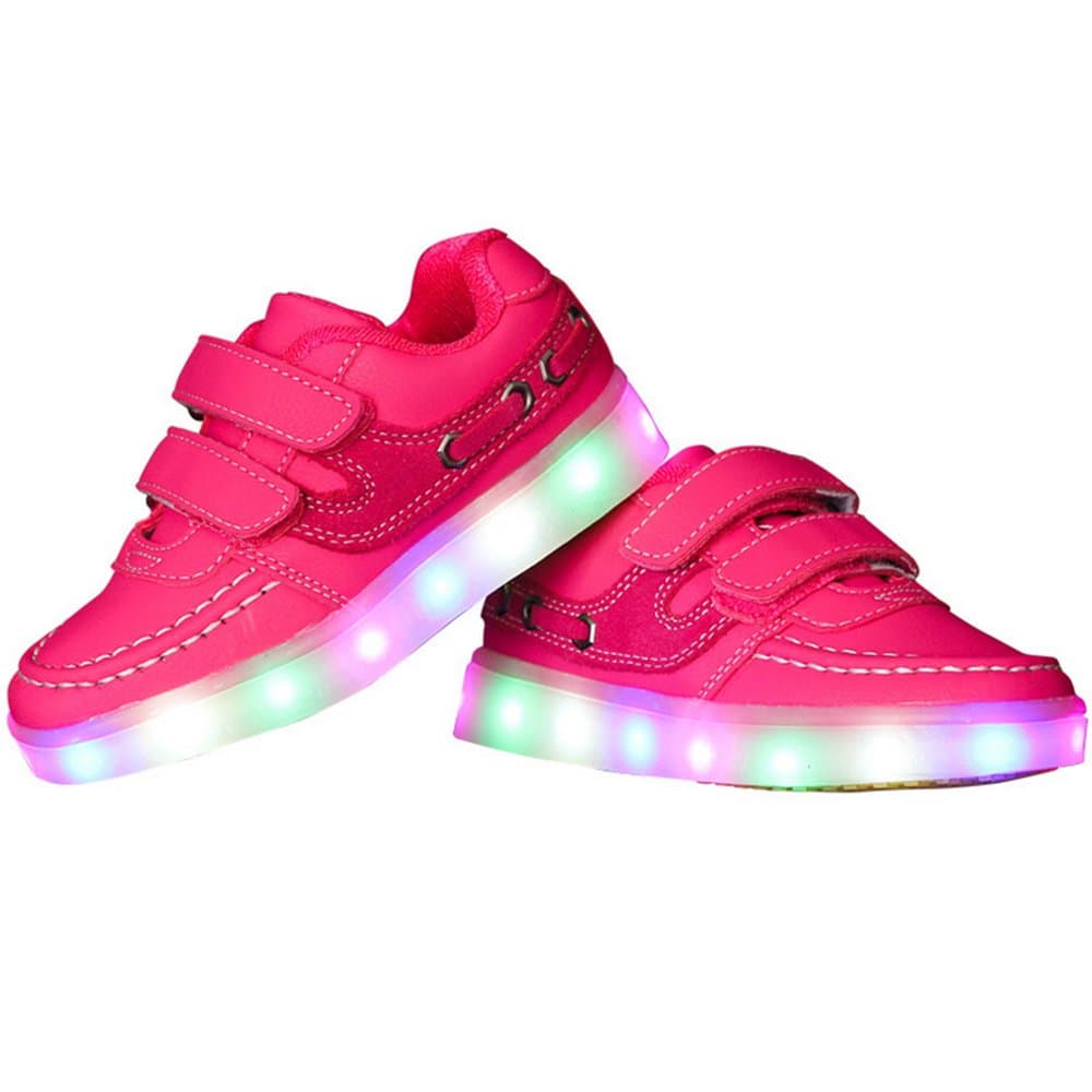 Mirah June Kids' Upgraded Rechargeable LED Light-up Sport Shoes Fashion Sneakers