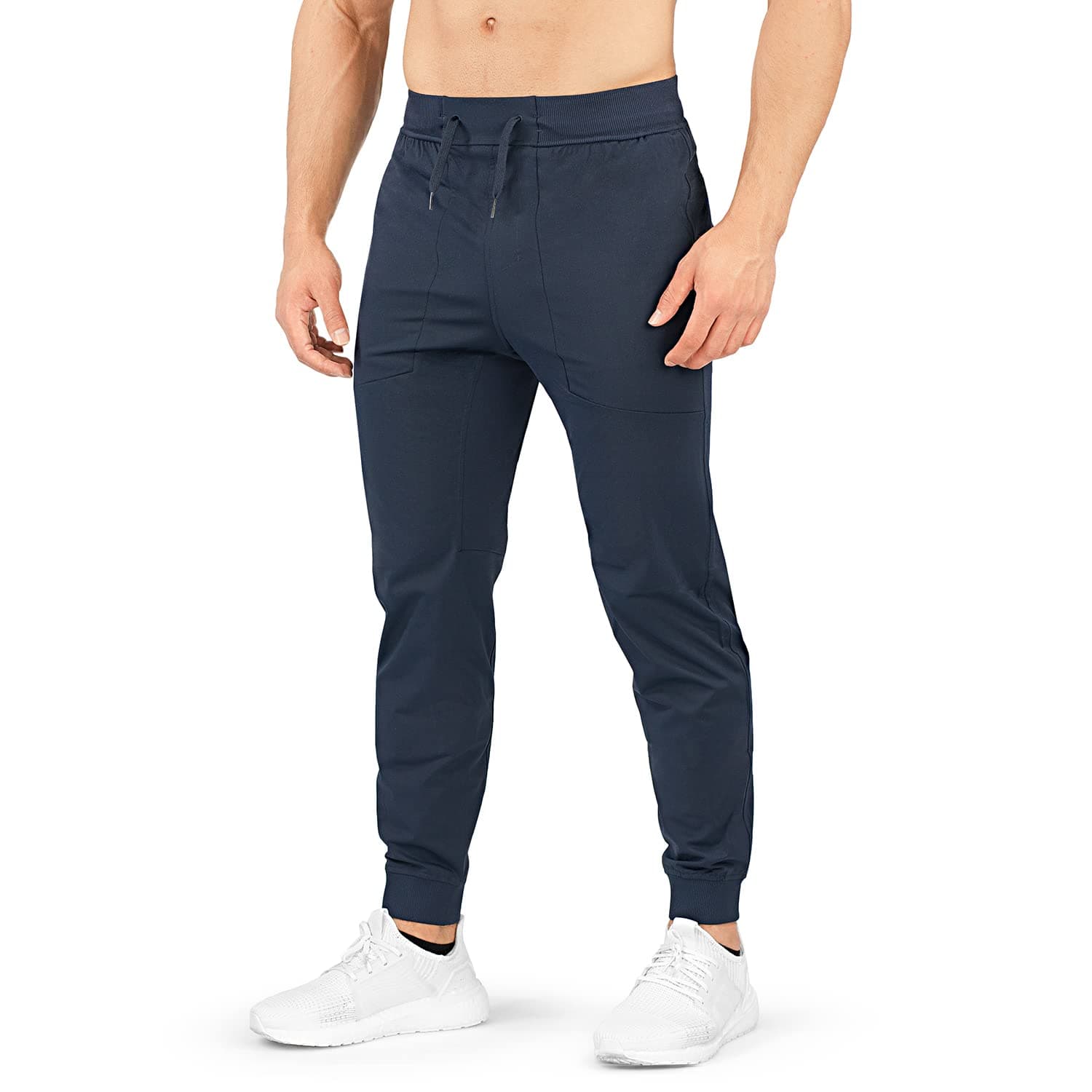 Men's Joggers XYZ Track Pants Men's Sweatpants Workout Pant with Zipper Pockets