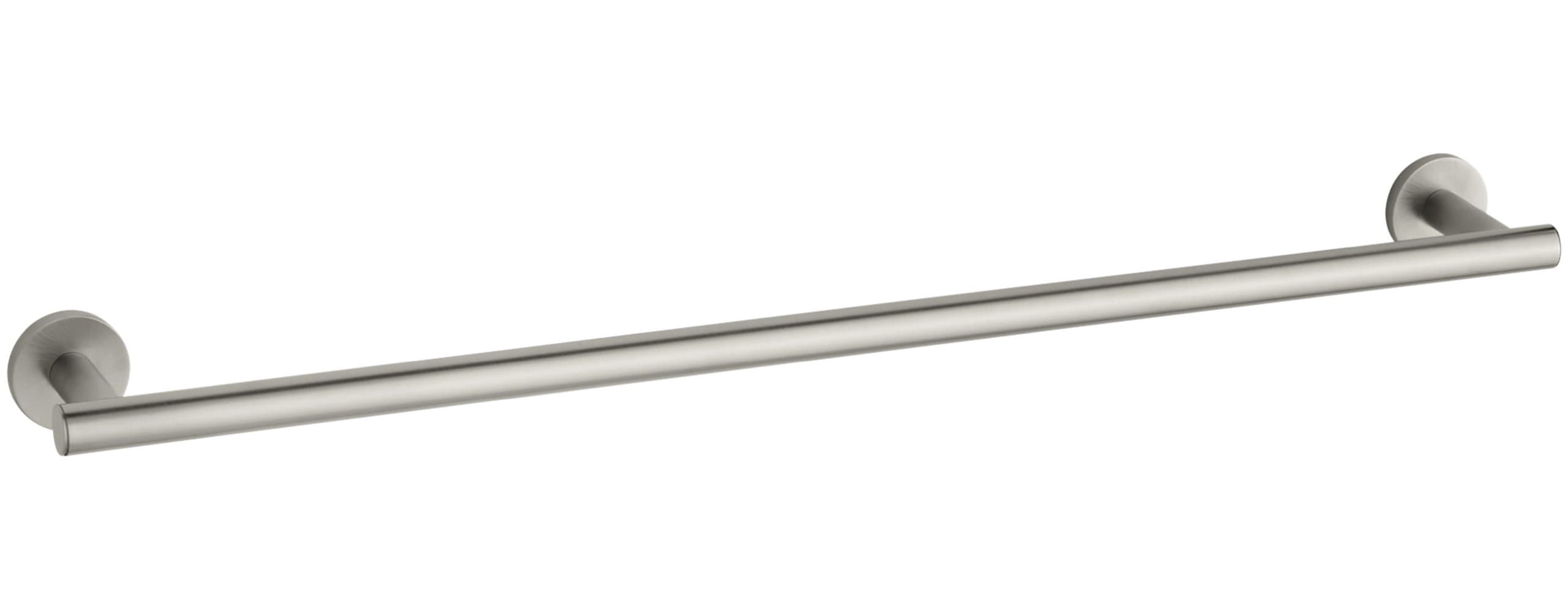 K-14451-BN Stillness 24-Inch Bathroom Towel Bar, Vibrant Brushed Nickel