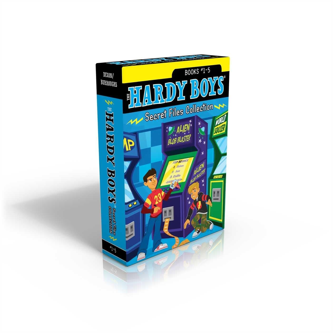 Simon & Schuster The Hardy Boys Secret Files Collection, Books 1-5: Trouble at the Arcade; The Missing Mitt; Mystery Map; Hopping Mad; A Monster of a Mystery