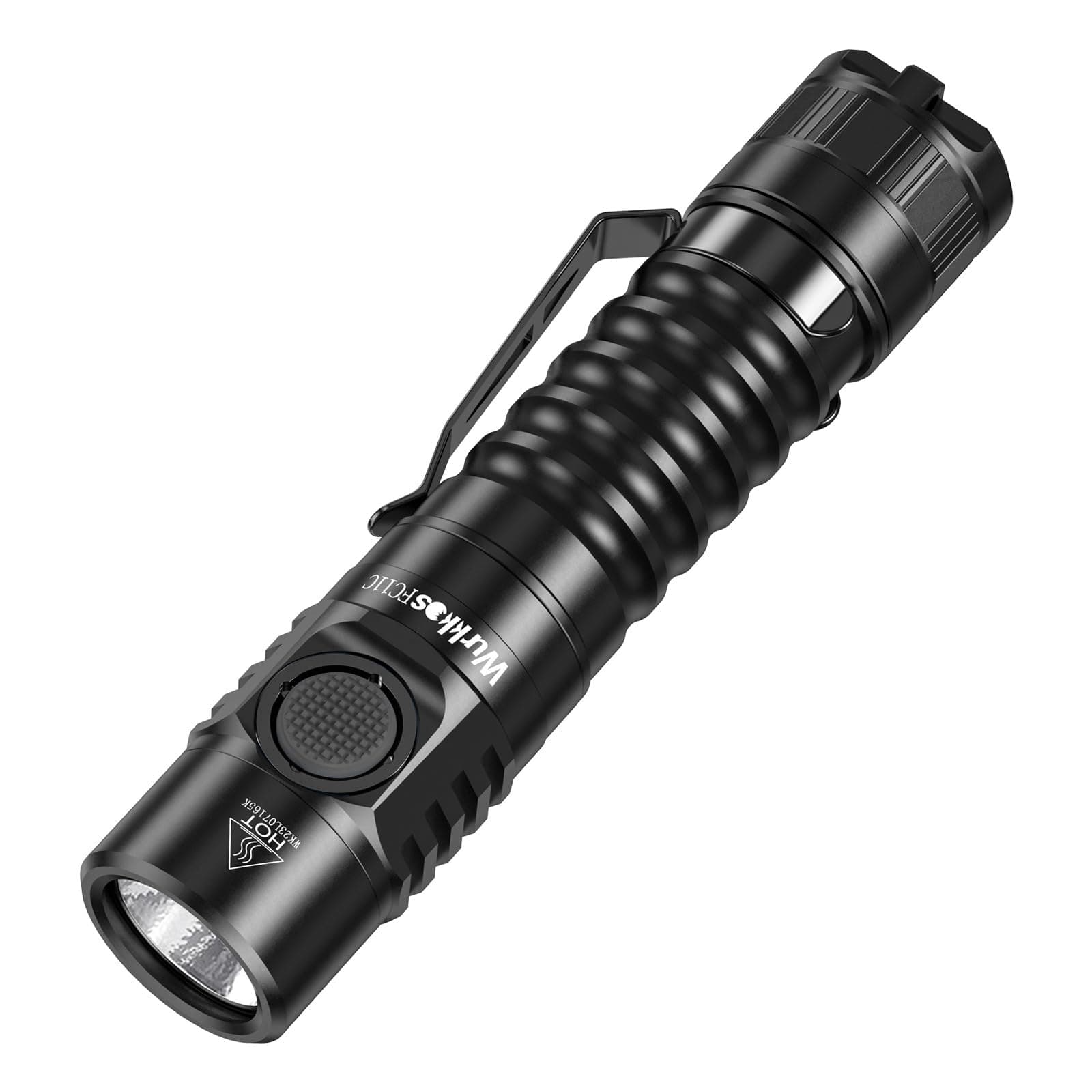 FC11C Led Flashlight Rechargeable High Lumen 1200, Small Powerful Flashlight USB C, Super Bright EDC Flashlight IP68 Waterproof, 155m Beam Distance, 90 High CRI (5000K)