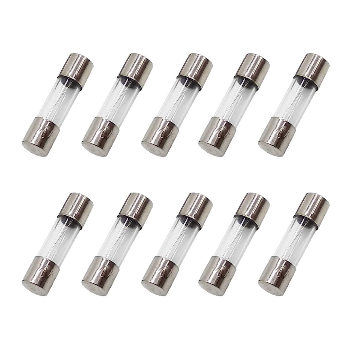 Pack of 10 F10AL Fast Blow Fuse 10 Amp 250V 5 X 20MM Glass F10AL250V 5x20mm