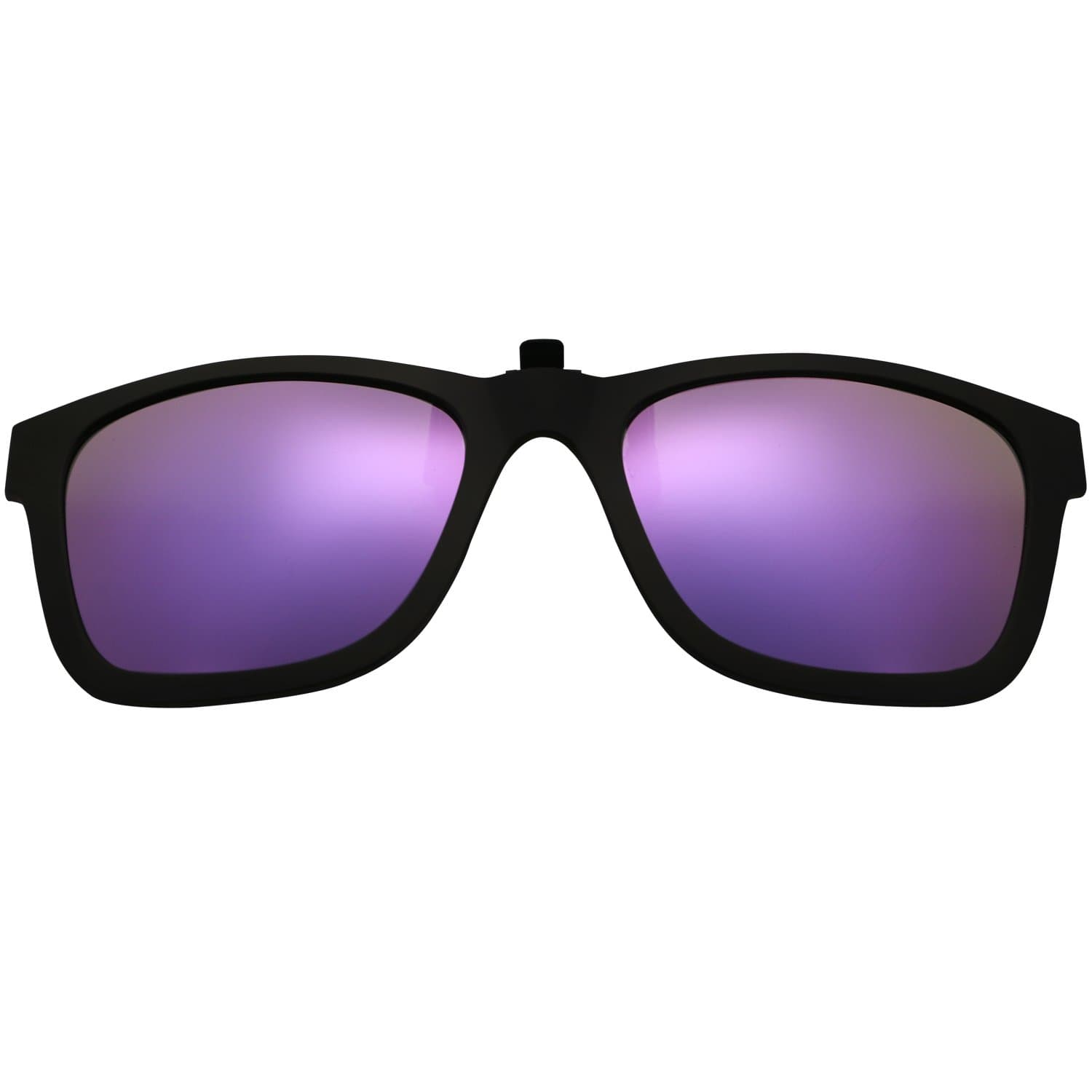 JOLITCHION Flip up Clip Wayfarer Sunglasses Lens Polarized Clip-on TR90 Frame UV400