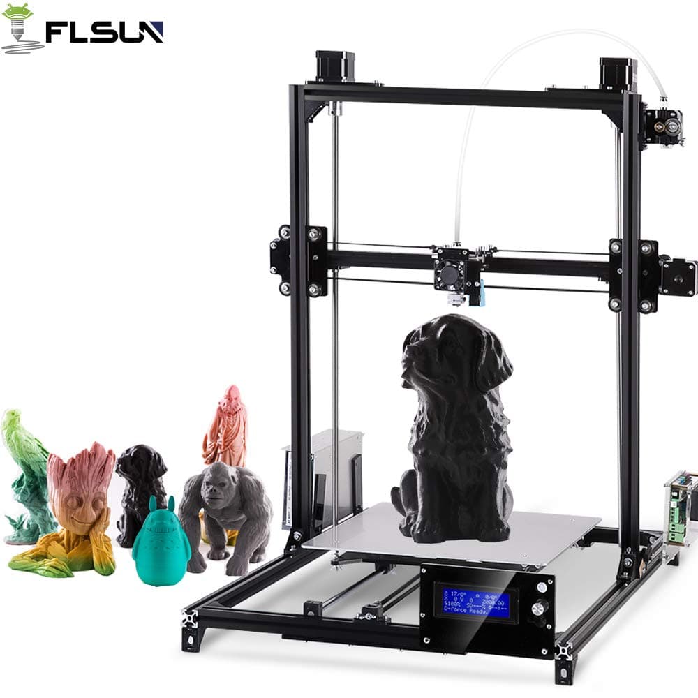 FLSUN Prusa i3 Plus 3D Printer Diy Kit Large 3D Printing Size 300x300x420 mm Auto leveling Heated Bed Full Gifts MEHRWEG