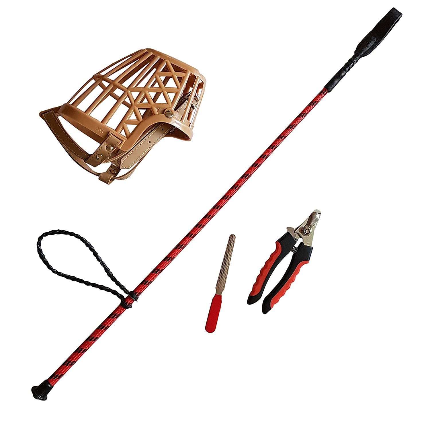 amiciCare Kart Dog Care Stick and Face Mask with Nail Cutter Combo